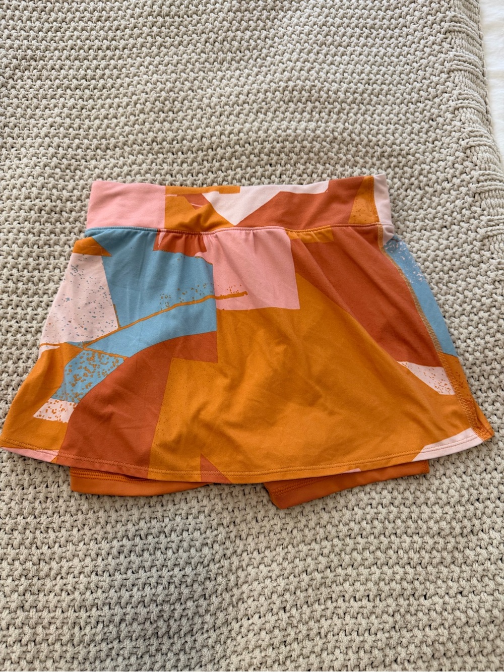 Nike Women’s Pink Blue Orange Abstract Print Skort - Picture 2 of 6